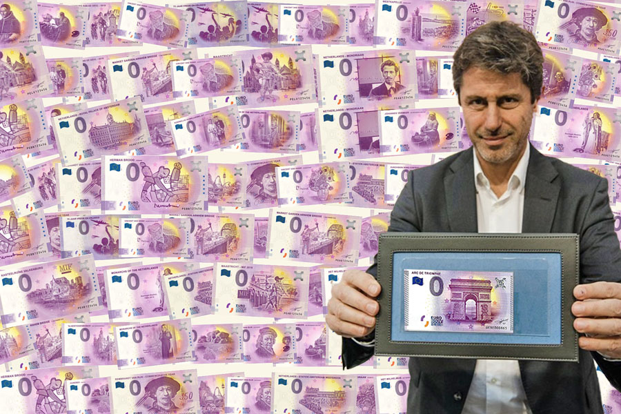 0 Euro Biljet Een Aandenken Ren Van Maarsseveen
